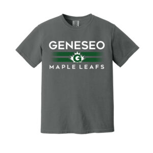 Geneseo Unisex Comfort Colors Pigment Dyed Short Sleeve Shirt-Pepper