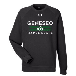 Geneseo Under Armour UA Rival Fleece Crewneck Sweatshirt Adult-Black