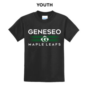 Geneseo Youth Short Sleeve Tee- Black