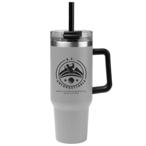 BE Golf 40 Oz. Intrepid Stainless Steel Tumbler-GRAY