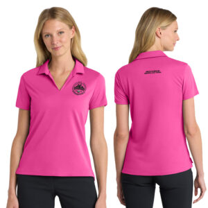 BE Golf Nike Ladies Dri-FIT Micro Pique 2.0 Polo-Vivid Pink