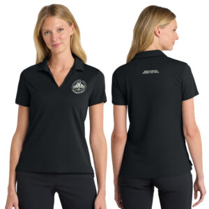 BE Golf Nike Ladies Dri-FIT Micro Pique 2.0 Polo-Black