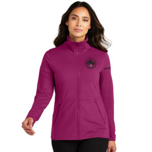 BE Golf Port Authority Ladies Accord Stretch Fleece Full-Zip-Wine