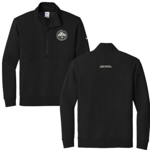 BE Golf Nike Club Fleece Sleeve Swoosh 1/2-Zip men-Black