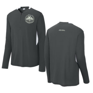BE Golf Sport-Tek men Club 1/4-Zip Pullover-Iron grey/White