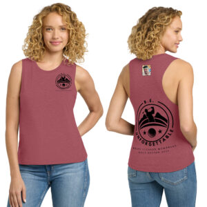 BE Golf Next Level  Women’s Festival Muscle Tank  -Smoke Paprika
