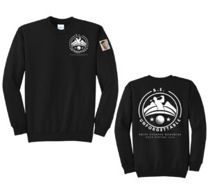 BE Golf Unisex Fleece Crewneck Sweatshirt-Black