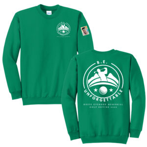 BE Golf Unisex Fleece Crewneck Sweatshirt-kelly