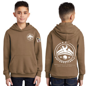 BE Golf Youth Fleece Crewneck Sweatshirt-Woodland Brown