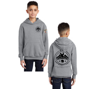 BE Golf Youth Fleece Crewneck Sweatshirt-Athletic Heather