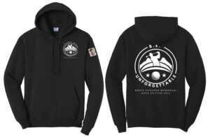 BE Golf Unisex Fleece Hooded Sweatshirt-Black
