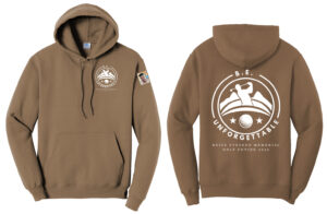 BE Golf Unisex Fleece Hooded Sweatshirt-woodland Brown