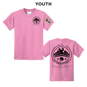 BE Golf Youth Short Sleeve Tee-Candy Pink