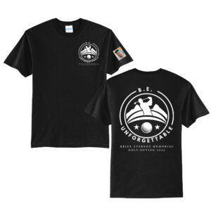BE Golf Unisex Short Sleeve Tee-Black