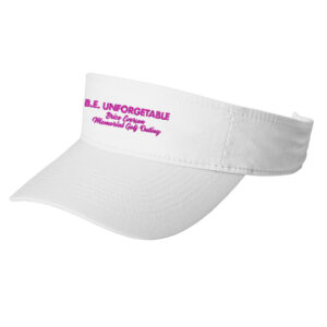BE Golf Port and Company Fashion Visor-White