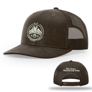 BE Golf Richardson  Freemont Trucker  Mesh Back Adjustable back cap Solid-Brown