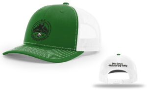 BE Golf Richardson Pro Crown Mesh Back Adjustable back cap Split-Kelly/White