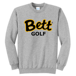 Bett Golf Unisex Fleece Crewneck Sweatshirt-Athletic heather
