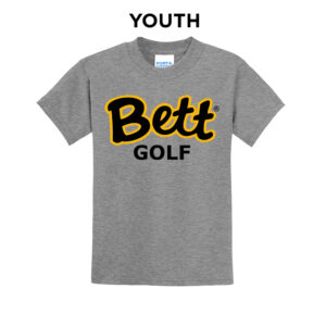 Bett Golf Youth Short Sleeve Tee-Athletic Heather