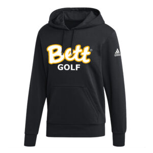 Bett Golf Adidas Fleece Hooded Sweatshirt- Black