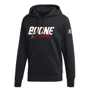 Boone Swim Dive Adidas Fleece Hooded Sweatshirt- Black
