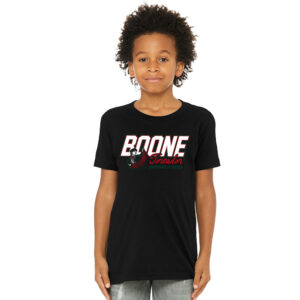 Boone Swim Dive Youth Premium Short Sleeve Tee-Black