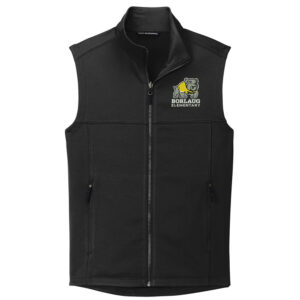 Borlaug Elementary Port Authority Collective Smooth Fleece Vest Men-Black
