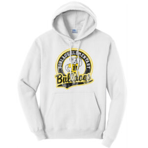 Borlaug Elementary Unisex Fleece Hooded Sweatshirt-White
