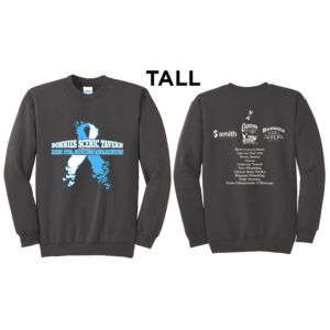 Bonnie’s  Ride Tall Crewneck Sweatshirt-Charcoal