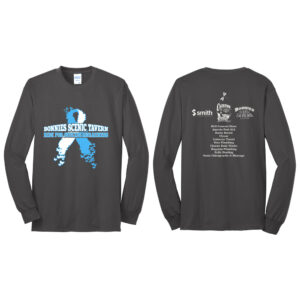 Bonnie’s  Ride Unisex Cotton Long Sleeve Tee-Charcoal