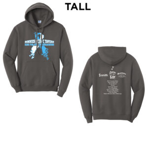 Bonnie’s  Ride Tall Fleece Hooded Sweatshirt-Charcoal