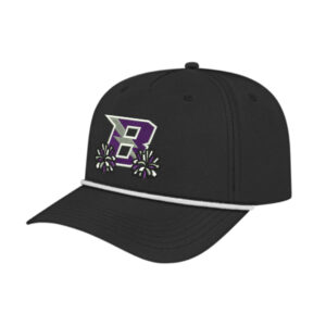 Baxter Bolts Cheer Athletic Rope Cap-Black/White