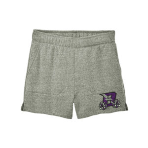 Baxter Bolts Cheer District Women’s Perfect Tri Fleece Short-Grey Frost