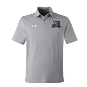 Baxter Bolts Cheer  Under Armour DRIVE Team Stripe Premium Polo – Mod Grey