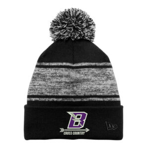 Baxter CC New Era Knit Chilled Pom Beanie-Black/Graphite