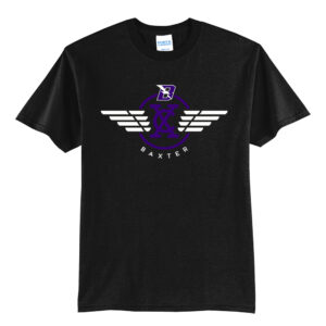 Baxter CC Unisex Basic Short Sleeve Tee-Black