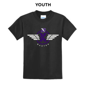 Baxter CC Youth Short Sleeve Tee-Black