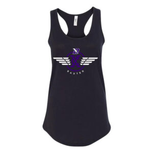 Baxter CC Next Level Ladies Terry Racerback Tank-Black