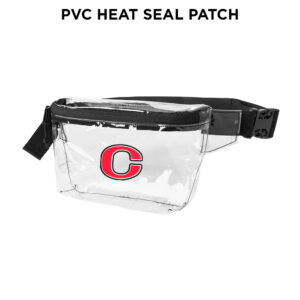 Clinton Cheer Port Authority Clear Hip Pack-Clear/Black