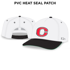 Clinton Cheer Rah-Rah 5-Panel Chino Twill Snapack Cap-White/Black/ Green Underbill