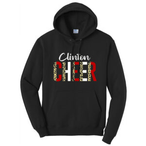 Clinton Cheer Unisex Fleece Sweatshirt-Black