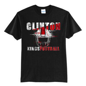 Clinton Football Unisex Short Sleeve Tee-Black