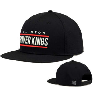 Clinton Football The Game Perforated GameChanger Snapback Cap-Black
