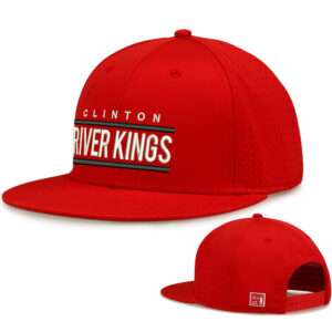 Clinton Football The Game Perforated GameChanger Snapback Cap-Red