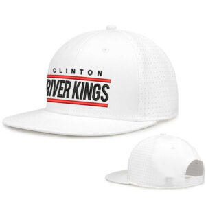 Clinton Football The Game Perforated GameChanger Snapback Cap-White