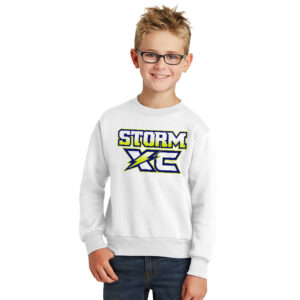 Camanche CC Youth Crewneck Sweatshirt-White