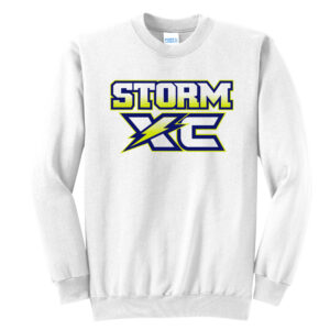 Camanche CC Unisex Core Fleece Crewneck Sweatshirt-White