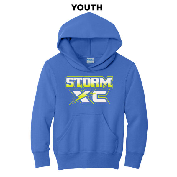 Camanche CC Youth Fleece Hooded Sweatshirt-Royal