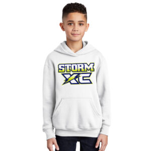 Camanche CC Youth Fleece Hooded Sweatshirt-White