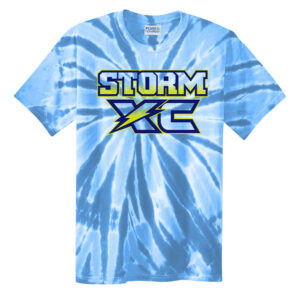 Camanche CC Unisex Tie Dye Short Sleeve Tee-Light blue